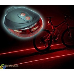 Задний велосипедный фонарь с лазерными дорожками