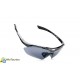 Велосипедные спортивные защитные очки Robesbon Black с 5-ю сменными линзами и жёстким чехлом